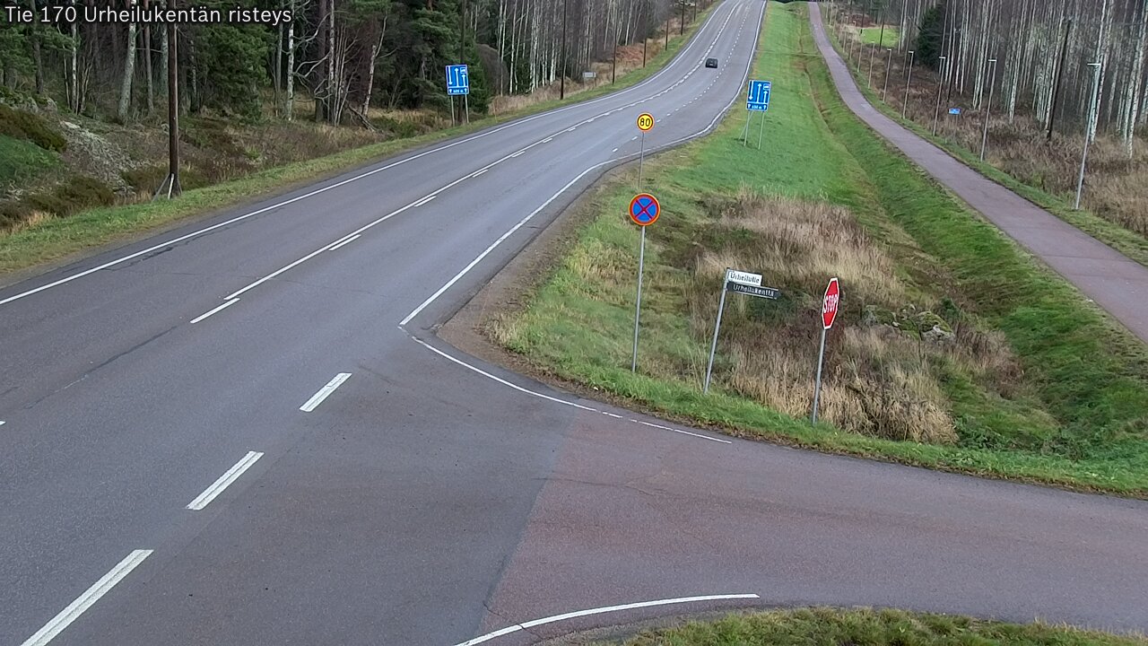 Kelikamerat Kuva Tie 170 Virolahti Urheilukentän risteys, Virolahti, Kymenlaakso