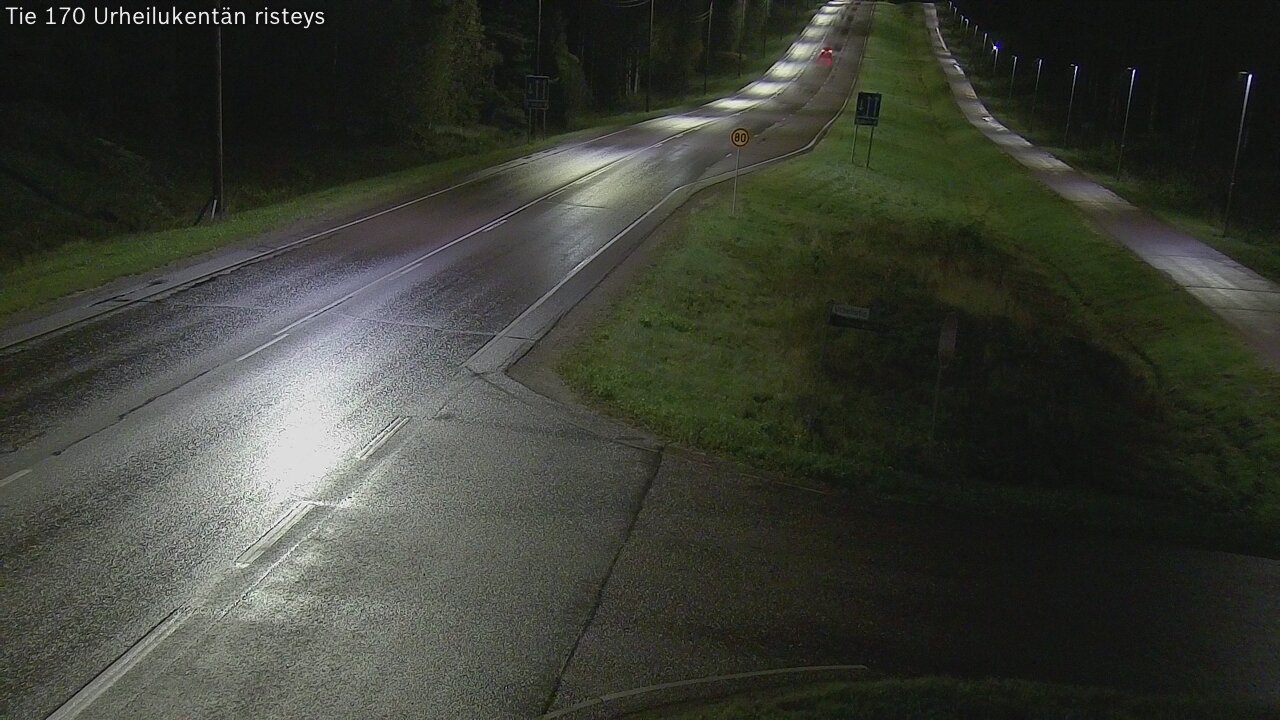 Kelikamerat Kuva Tie 170 Virolahti Urheilukentän risteys, Virolahti, Kymenlaakso