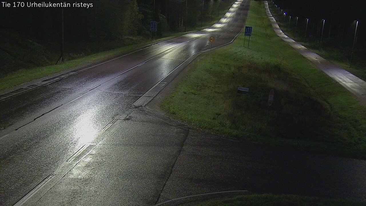 Kelikamerat Kuva Tie 170 Virolahti Urheilukentän risteys, Virolahti, Kymenlaakso