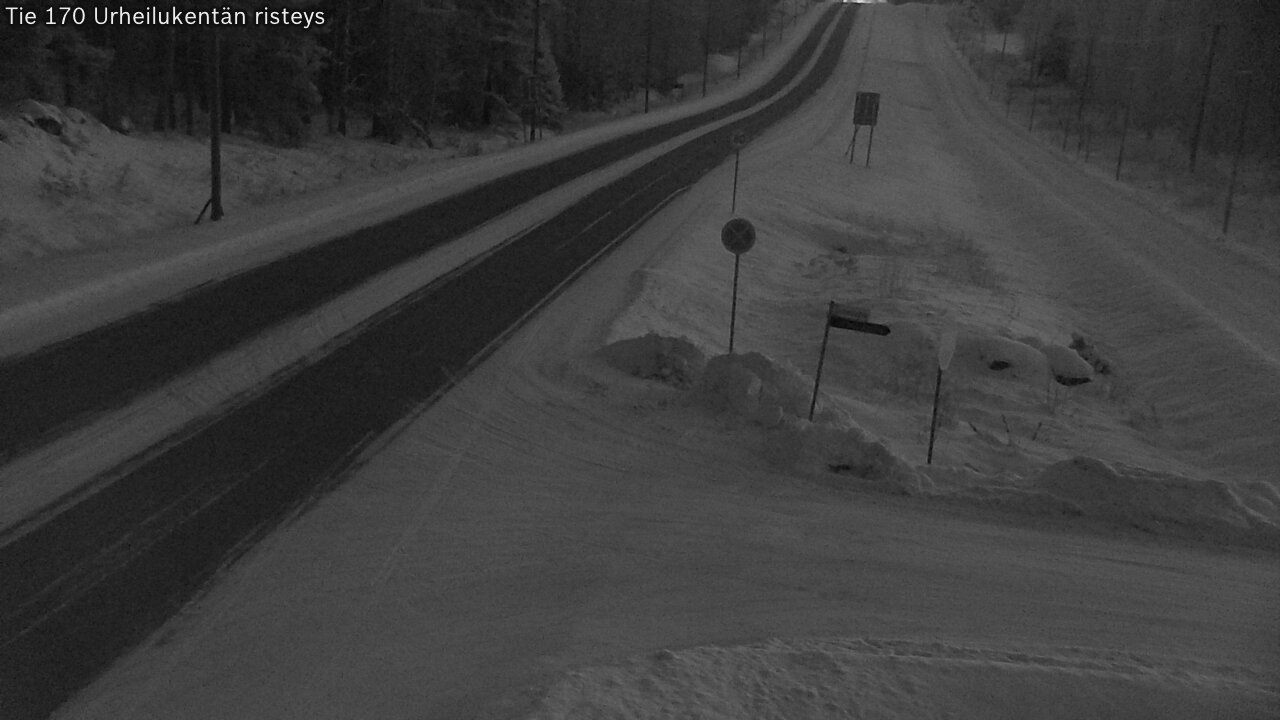 Kelikamerat Kuva Tie 170 Virolahti Urheilukentän risteys, Virolahti, Kymenlaakso