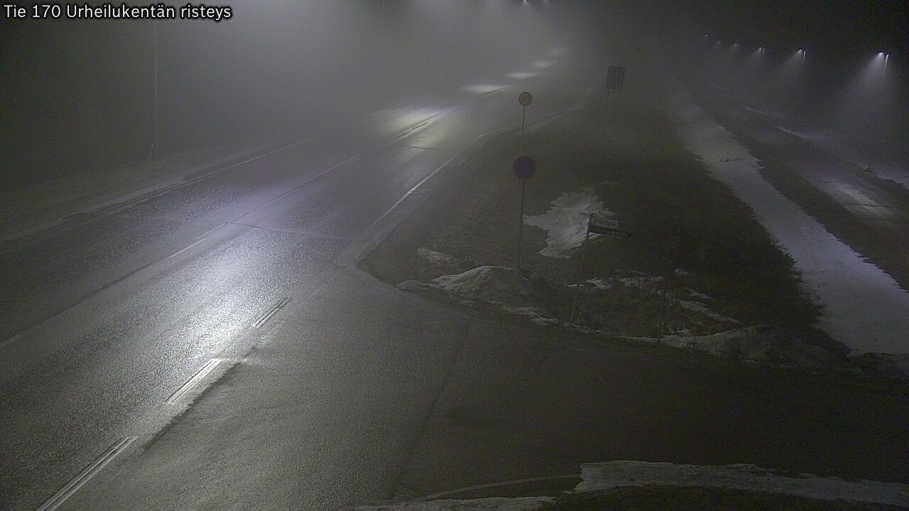 Kelikamerat Kuva Tie 170 Virolahti Urheilukentän risteys, Virolahti, Kymenlaakso