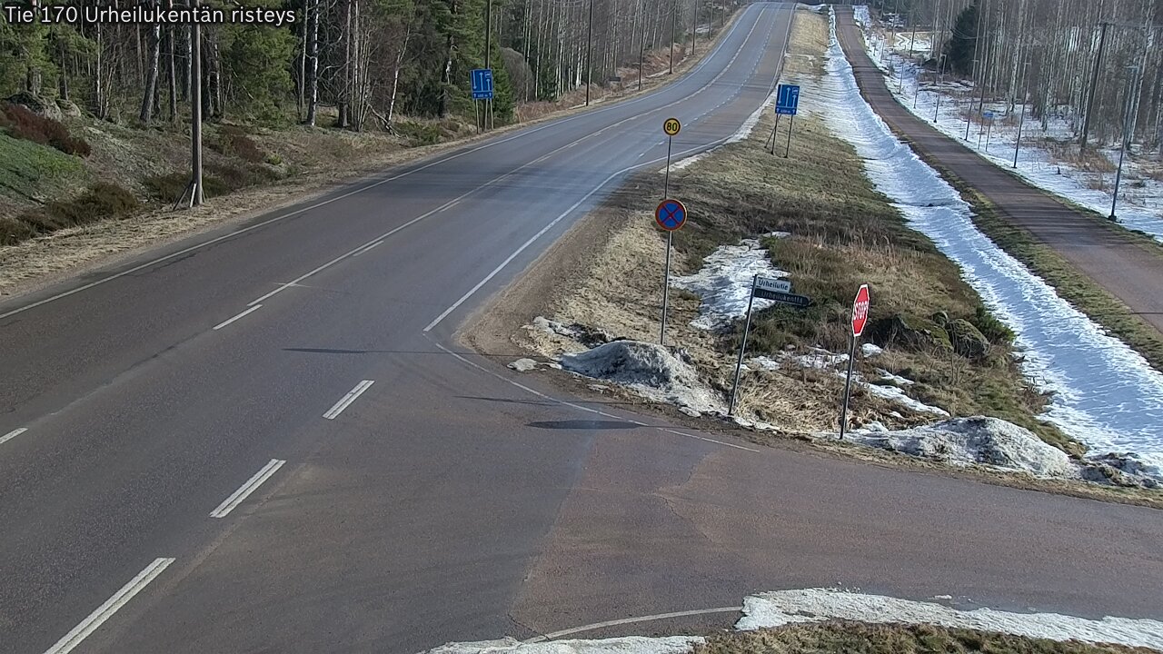 Kelikamerat Kuva Tie 170 Virolahti Urheilukentän risteys, Virolahti, Kymenlaakso