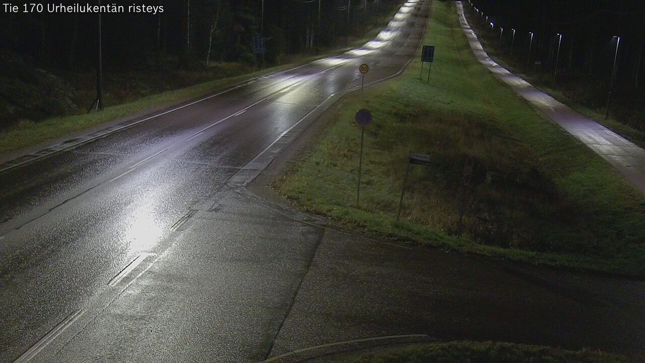 Kelikamerat Kuva Tie 170 Virolahti Urheilukentän risteys, Virolahti, Kymenlaakso