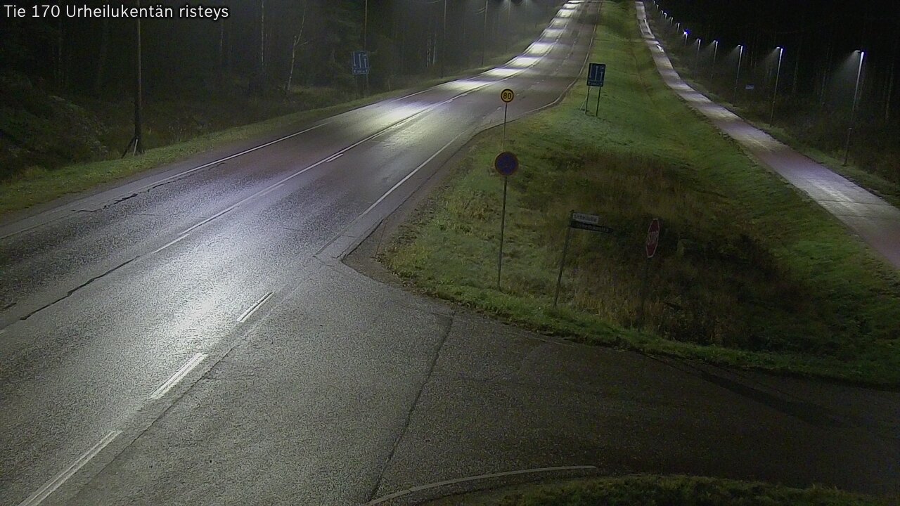 Kelikamerat Kuva Tie 170 Virolahti Urheilukentän risteys, Virolahti, Kymenlaakso