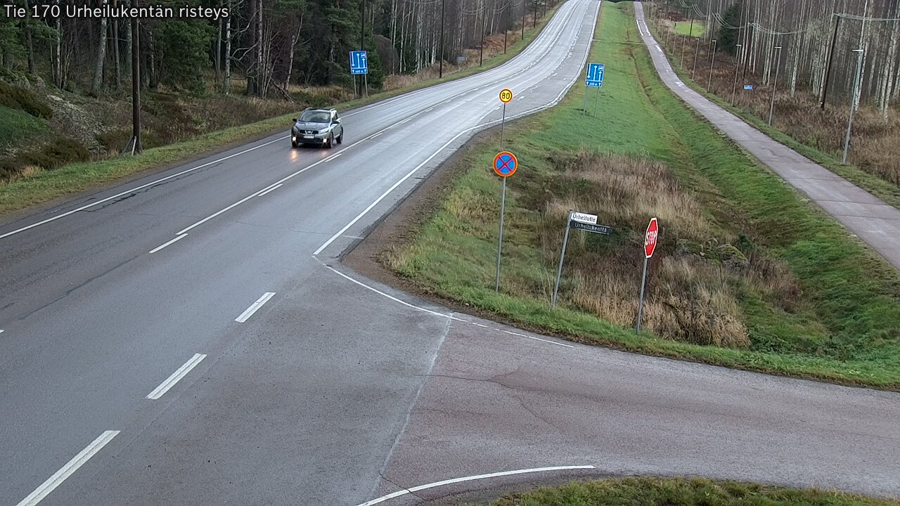 Kelikamerat Kuva Tie 170 Virolahti Urheilukentän risteys, Virolahti, Kymenlaakso