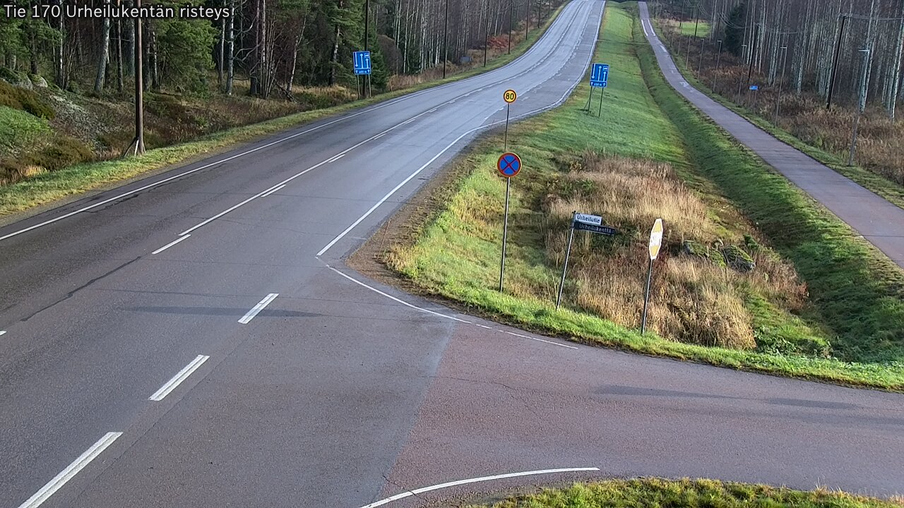 Kelikamerat Kuva Tie 170 Virolahti Urheilukentän risteys, Virolahti, Kymenlaakso