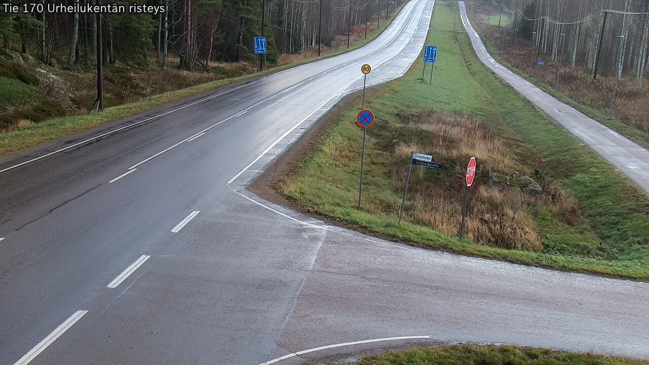 Kelikamerat Kuva Tie 170 Virolahti Urheilukentän risteys, Virolahti, Kymenlaakso