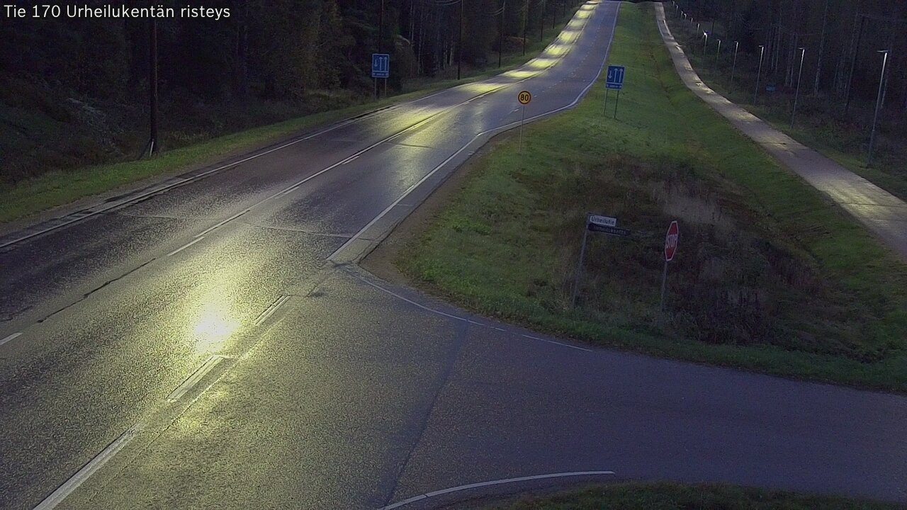 Kelikamerat Kuva Tie 170 Virolahti Urheilukentän risteys, Virolahti, Kymenlaakso