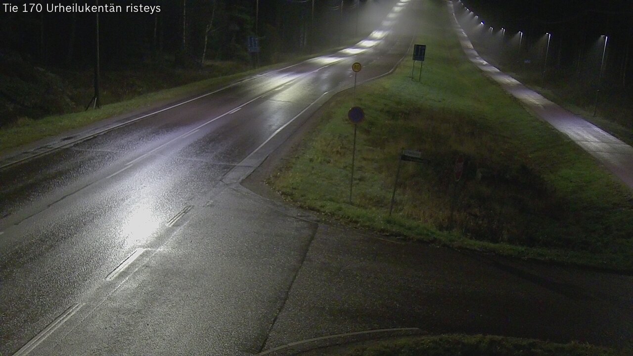 Kelikamerat Kuva Tie 170 Virolahti Urheilukentän risteys, Virolahti, Kymenlaakso