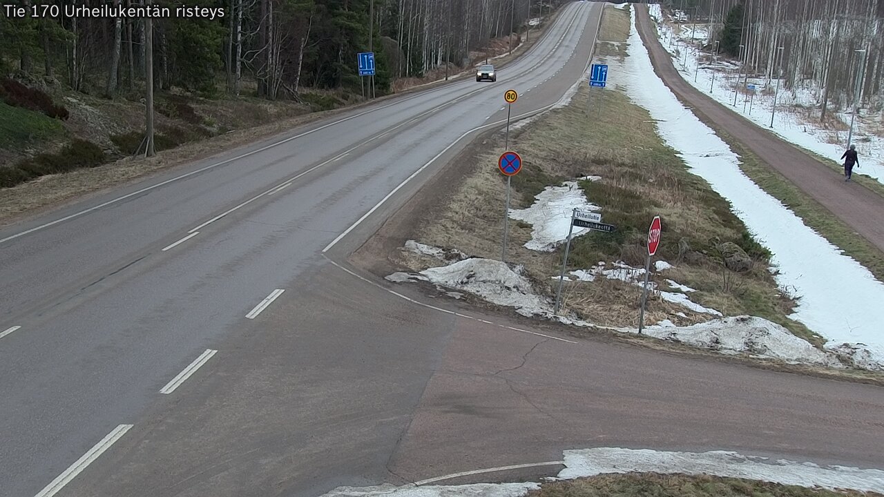 Kelikamerat Kuva Tie 170 Virolahti Urheilukentän risteys, Virolahti, Kymenlaakso