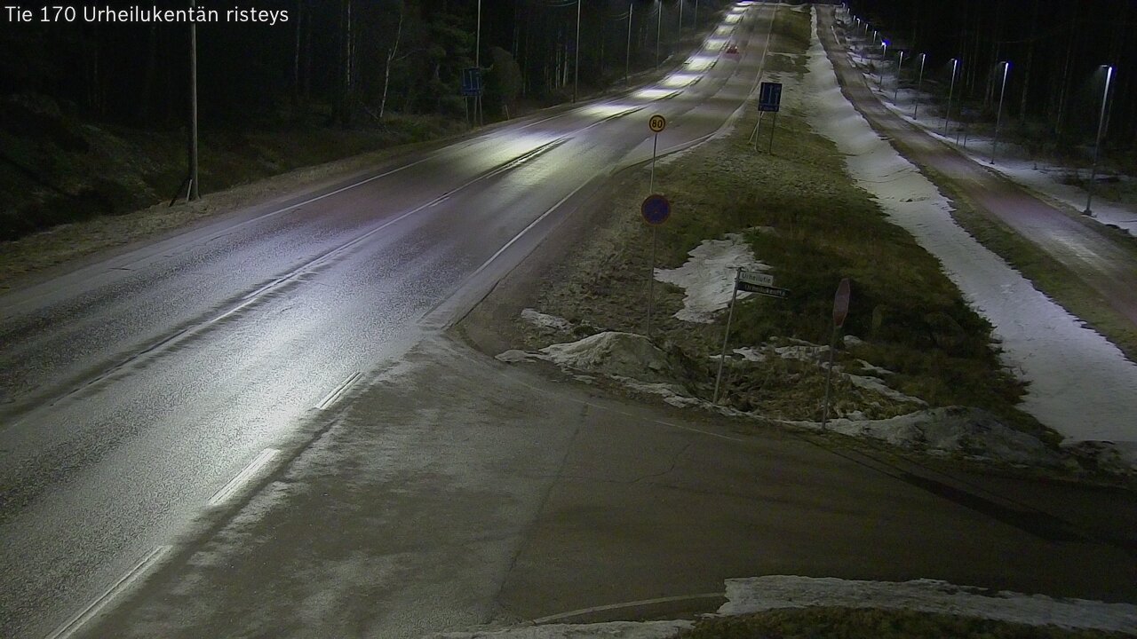 Kelikamerat Kuva Tie 170 Virolahti Urheilukentän risteys, Virolahti, Kymenlaakso