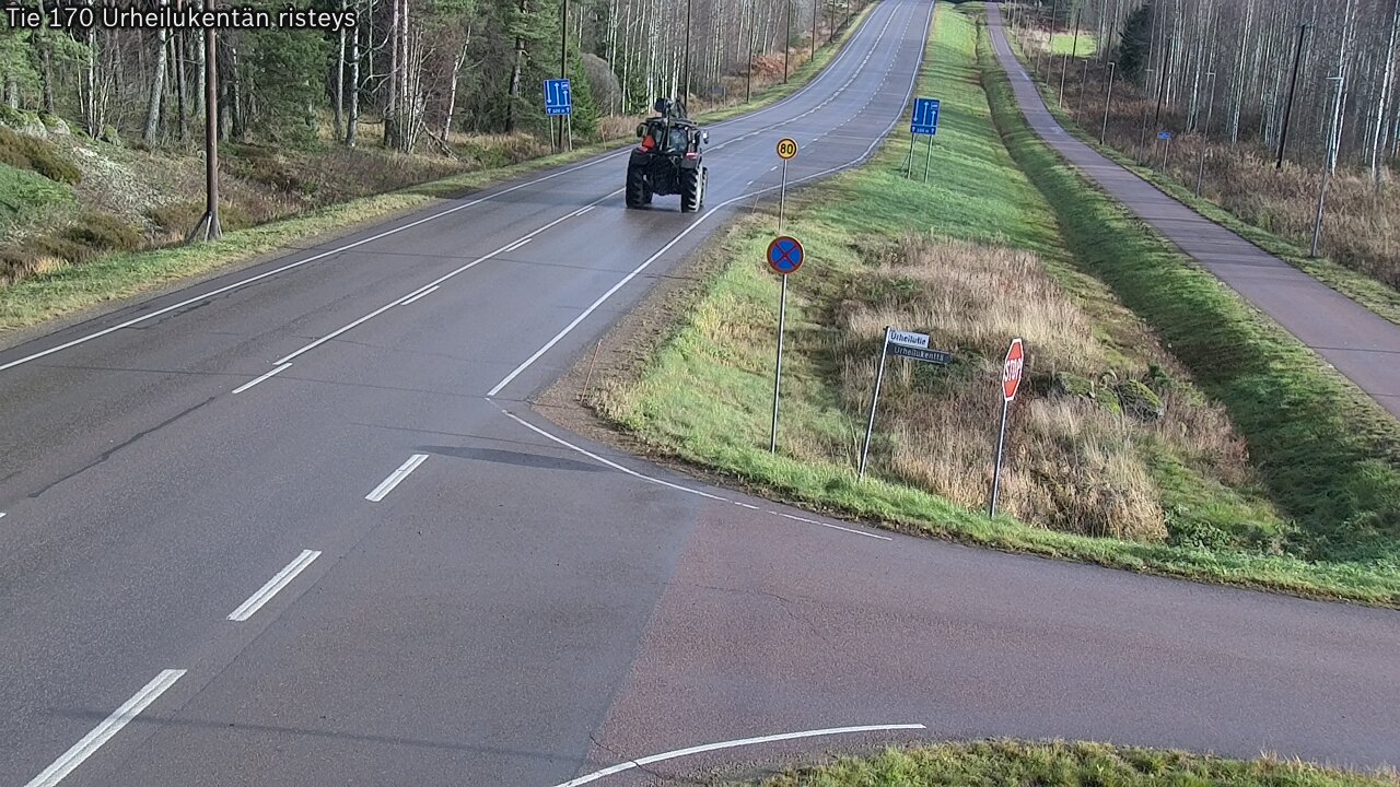 Kelikamerat Kuva Tie 170 Virolahti Urheilukentän risteys, Virolahti, Kymenlaakso