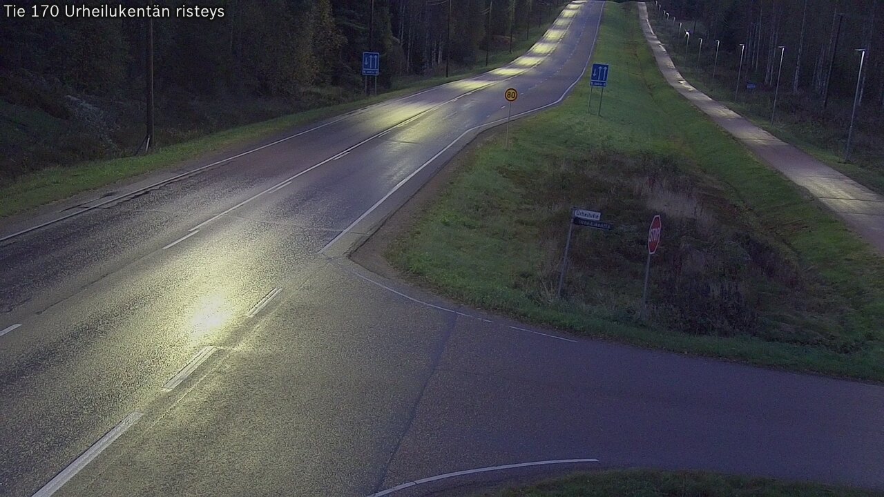 Kelikamerat Kuva Tie 170 Virolahti Urheilukentän risteys, Virolahti, Kymenlaakso