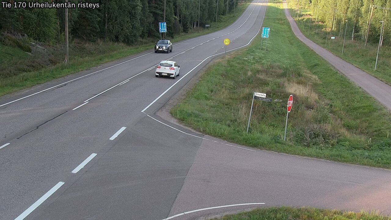 Kelikamerat Kuva Tie 170 Virolahti Urheilukentän risteys, Virolahti, Kymenlaakso