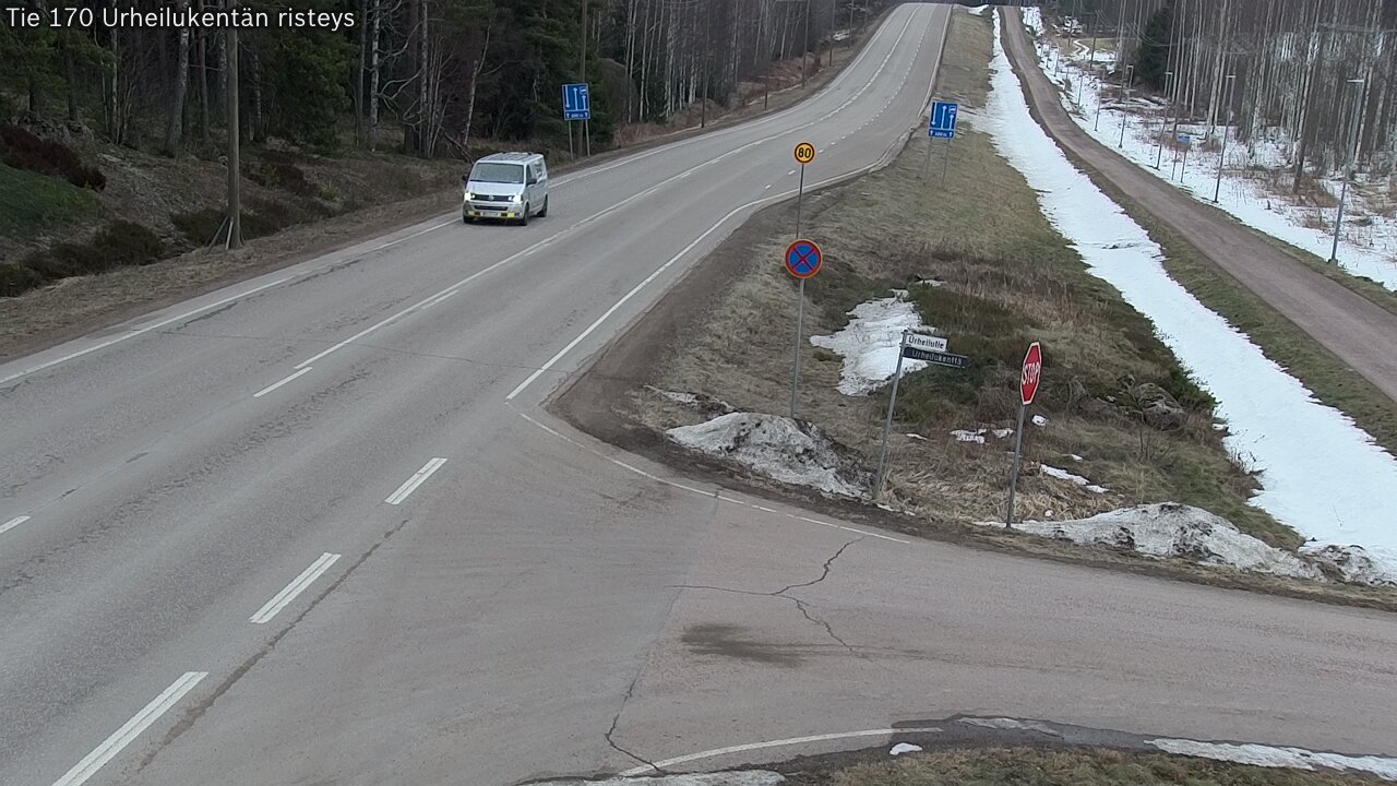 Weather Camera Image Road 170 Virolahti Sports field crossing, Virolahti, Kymenlaakso