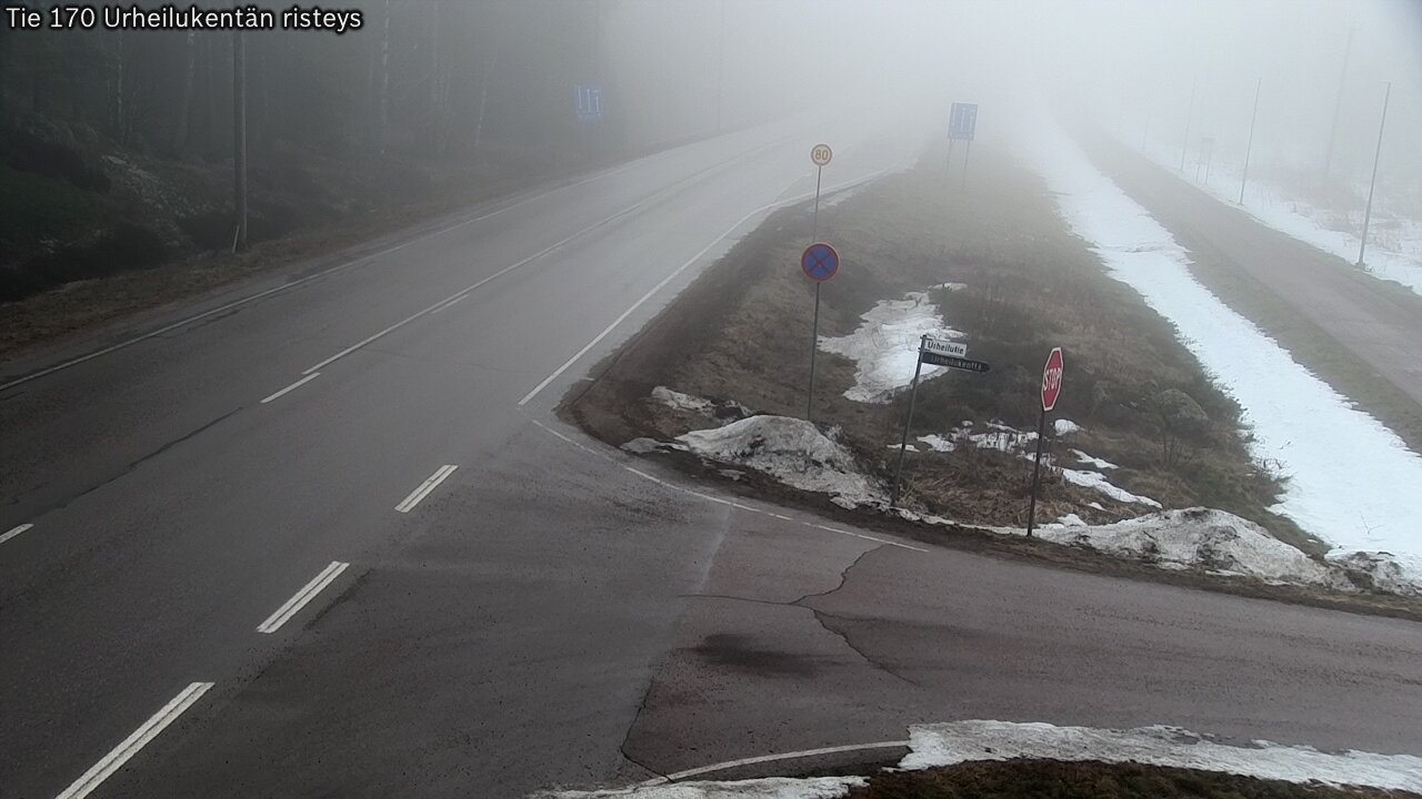 Kelikamerat Kuva Tie 170 Virolahti Urheilukentän risteys, Virolahti, Kymenlaakso