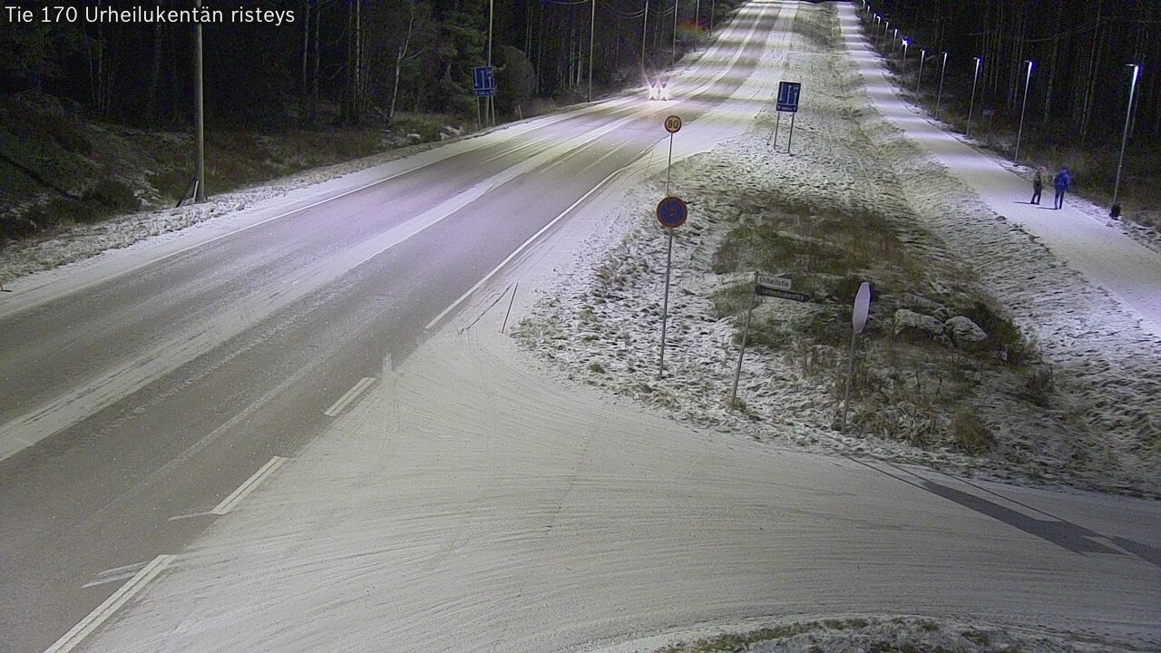 Kelikamerat Kuva Tie 170 Virolahti Urheilukentän risteys, Virolahti, Kymenlaakso
