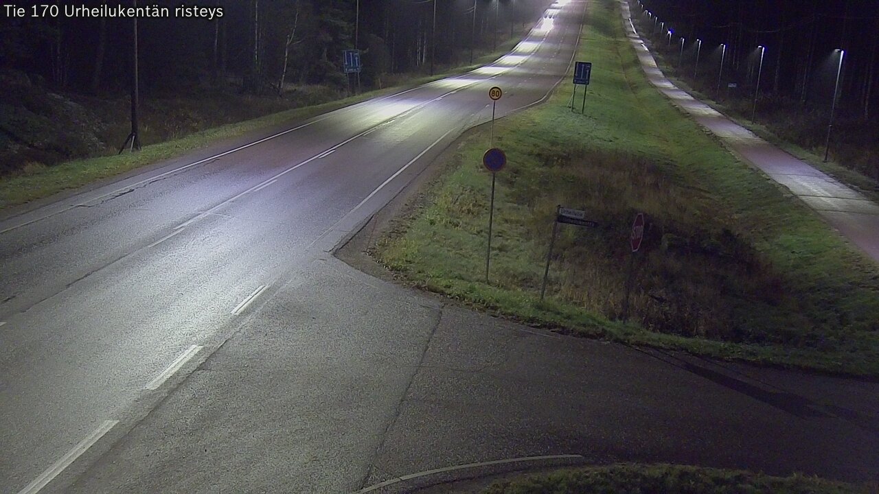 Kelikamerat Kuva Tie 170 Virolahti Urheilukentän risteys, Virolahti, Kymenlaakso