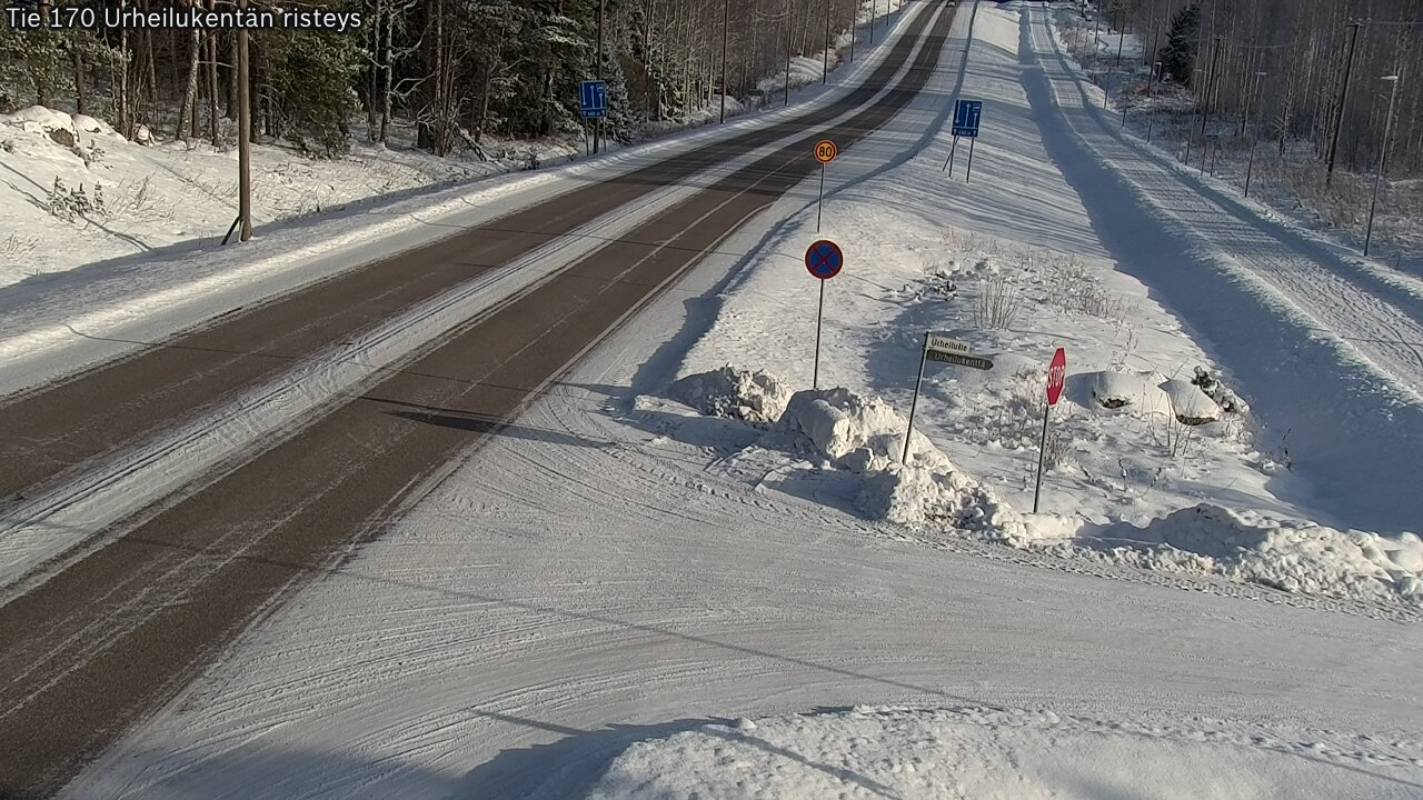 Kelikamerat Kuva Tie 170 Virolahti Urheilukentän risteys, Virolahti, Kymenlaakso