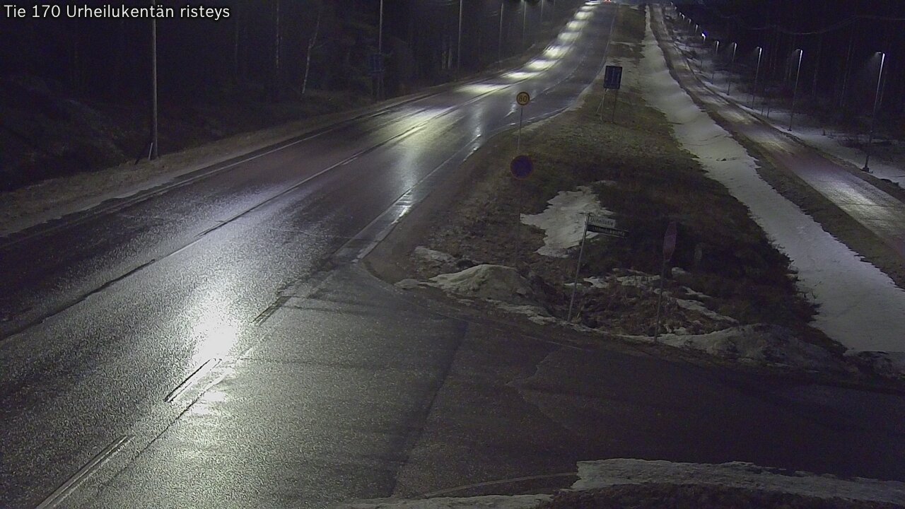 Kelikamerat Kuva Tie 170 Virolahti Urheilukentän risteys, Virolahti, Kymenlaakso