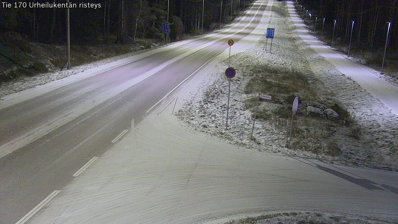 Kelikamerat Kuva Tie 170 Virolahti Urheilukentän risteys, Virolahti, Kymenlaakso