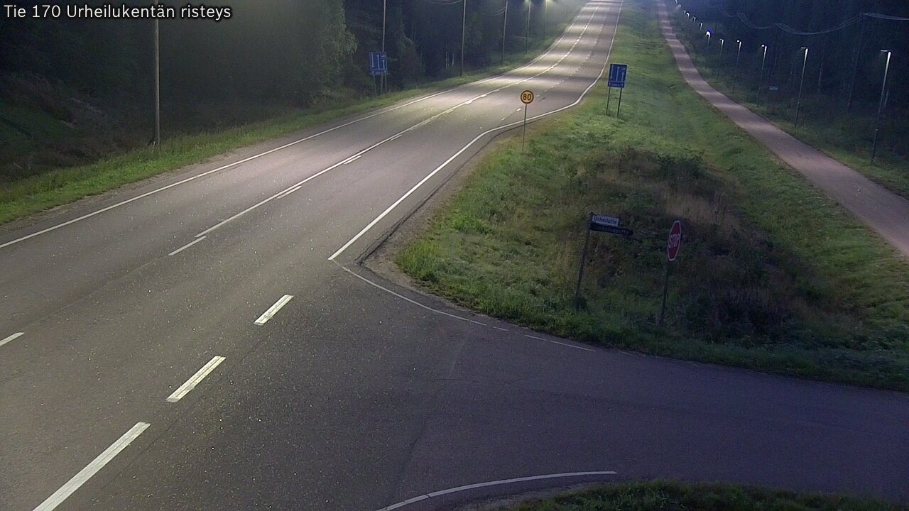 Kelikamerat Kuva Tie 170 Virolahti Urheilukentän risteys, Virolahti, Kymenlaakso