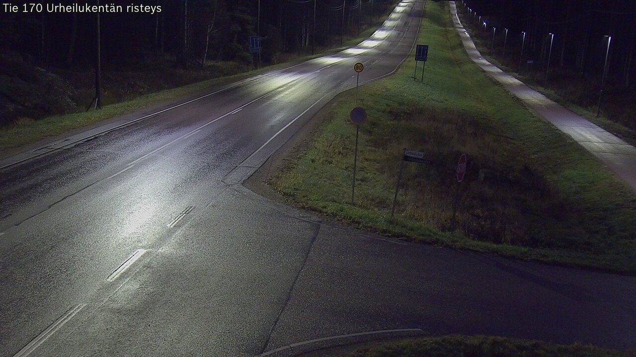 Kelikamerat Kuva Tie 170 Virolahti Urheilukentän risteys, Virolahti, Kymenlaakso