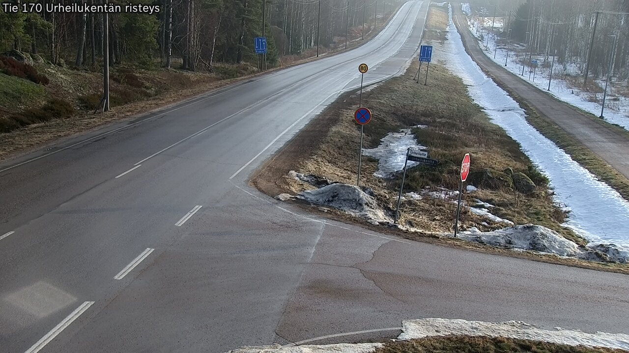 Kelikamerat Kuva Tie 170 Virolahti Urheilukentän risteys, Virolahti, Kymenlaakso