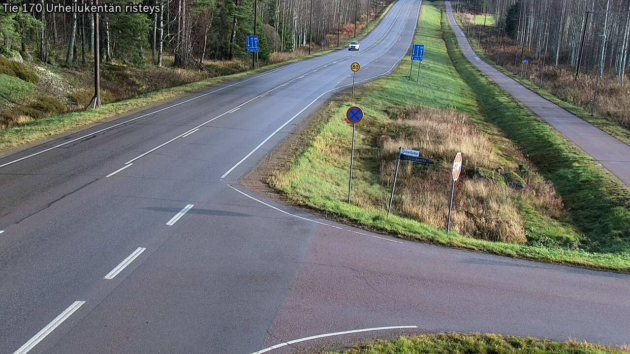 Kelikamerat Kuva Tie 170 Virolahti Urheilukentän risteys, Virolahti, Kymenlaakso