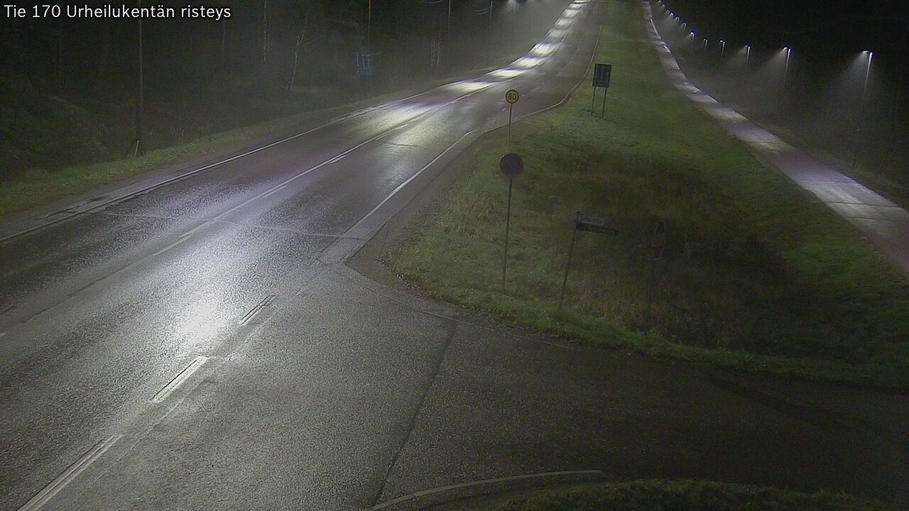 Kelikamerat Kuva Tie 170 Virolahti Urheilukentän risteys, Virolahti, Kymenlaakso