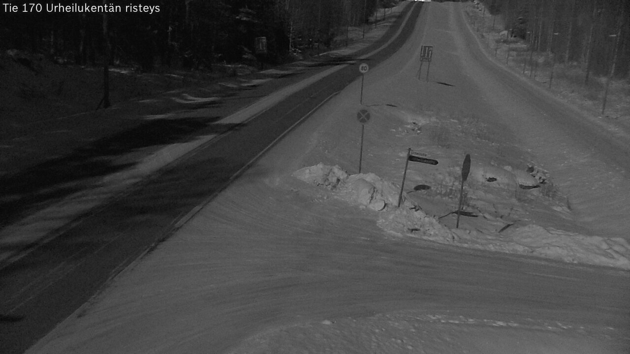Kelikamerat Kuva Tie 170 Virolahti Urheilukentän risteys, Virolahti, Kymenlaakso