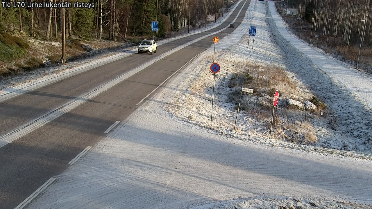 Kelikamerat Kuva Tie 170 Virolahti Urheilukentän risteys, Virolahti, Kymenlaakso