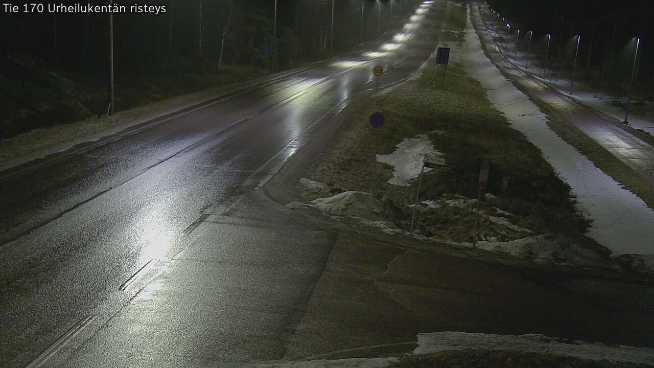 Kelikamerat Kuva Tie 170 Virolahti Urheilukentän risteys, Virolahti, Kymenlaakso