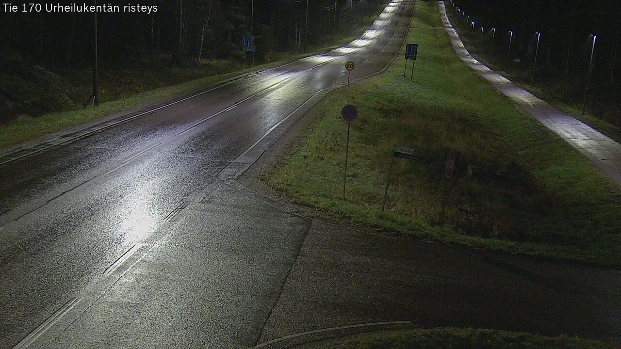 Kelikamerat Kuva Tie 170 Virolahti Urheilukentän risteys, Virolahti, Kymenlaakso