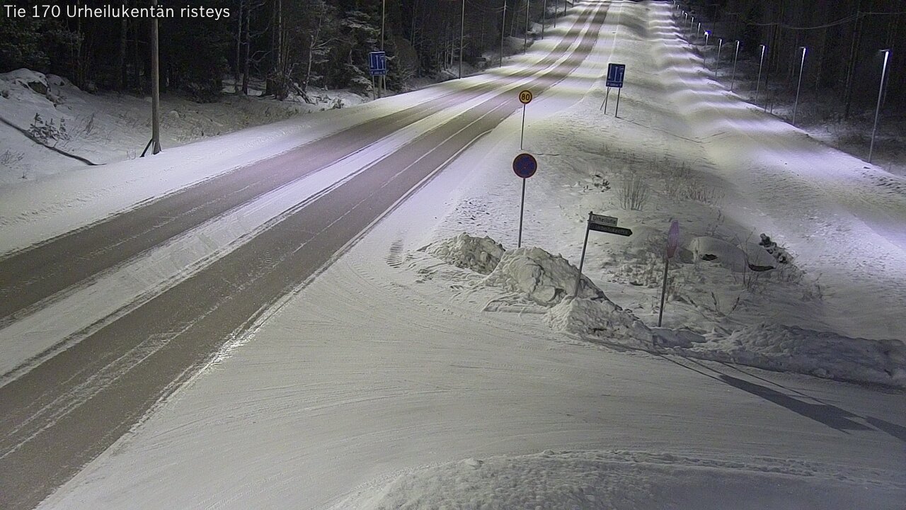 Kelikamerat Kuva Tie 170 Virolahti Urheilukentän risteys, Virolahti, Kymenlaakso