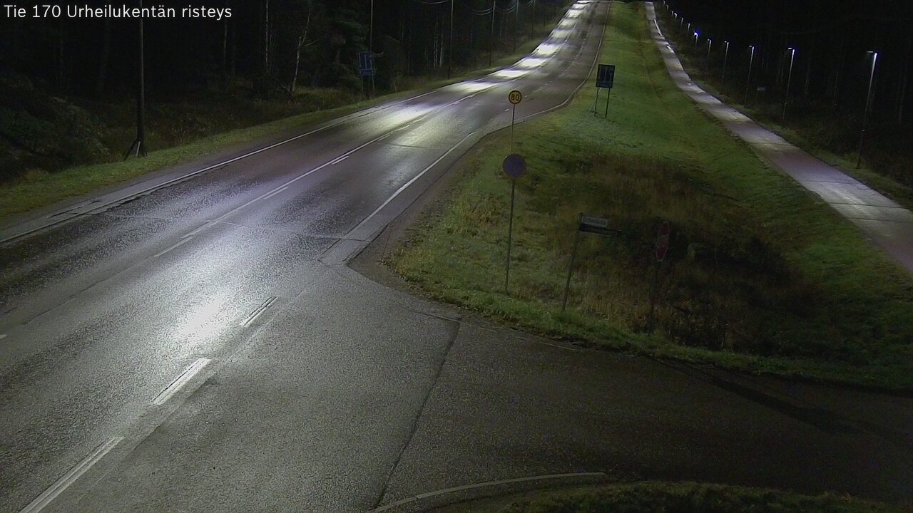 Kelikamerat Kuva Tie 170 Virolahti Urheilukentän risteys, Virolahti, Kymenlaakso