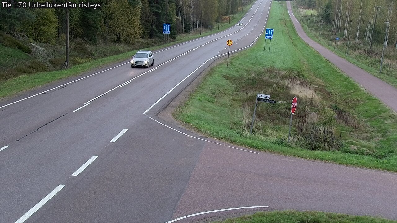 Kelikamerat Kuva Tie 170 Virolahti Urheilukentän risteys, Virolahti, Kymenlaakso