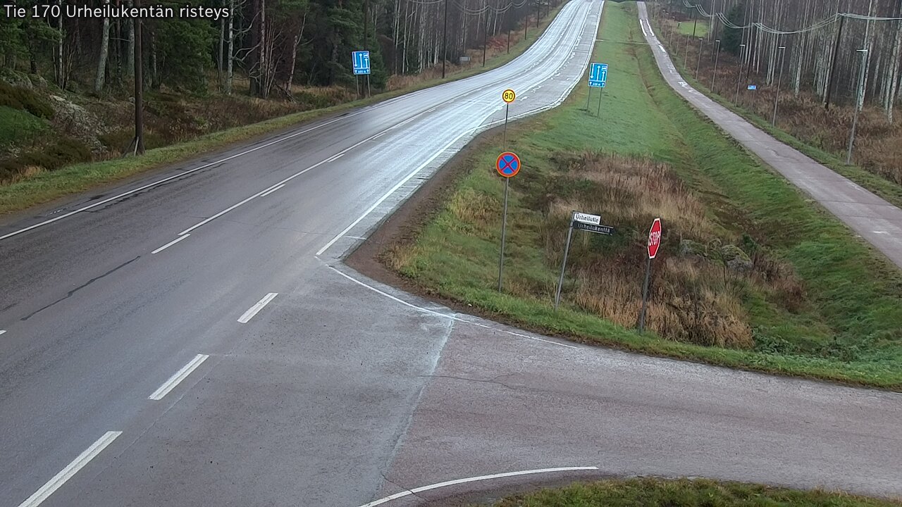 Kelikamerat Kuva Tie 170 Virolahti Urheilukentän risteys, Virolahti, Kymenlaakso