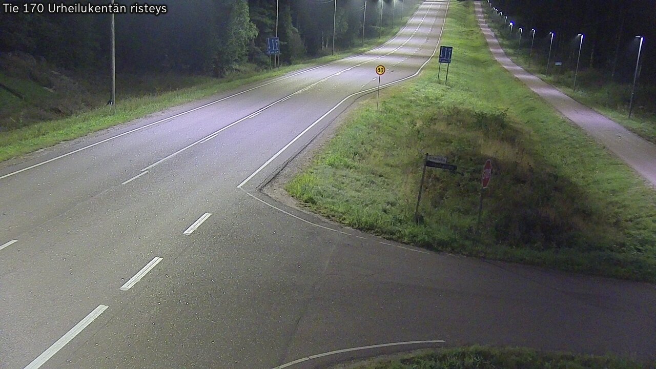 Kelikamerat Kuva Tie 170 Virolahti Urheilukentän risteys, Virolahti, Kymenlaakso