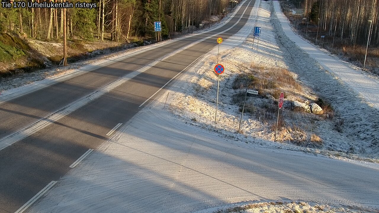Kelikamerat Kuva Tie 170 Virolahti Urheilukentän risteys, Virolahti, Kymenlaakso