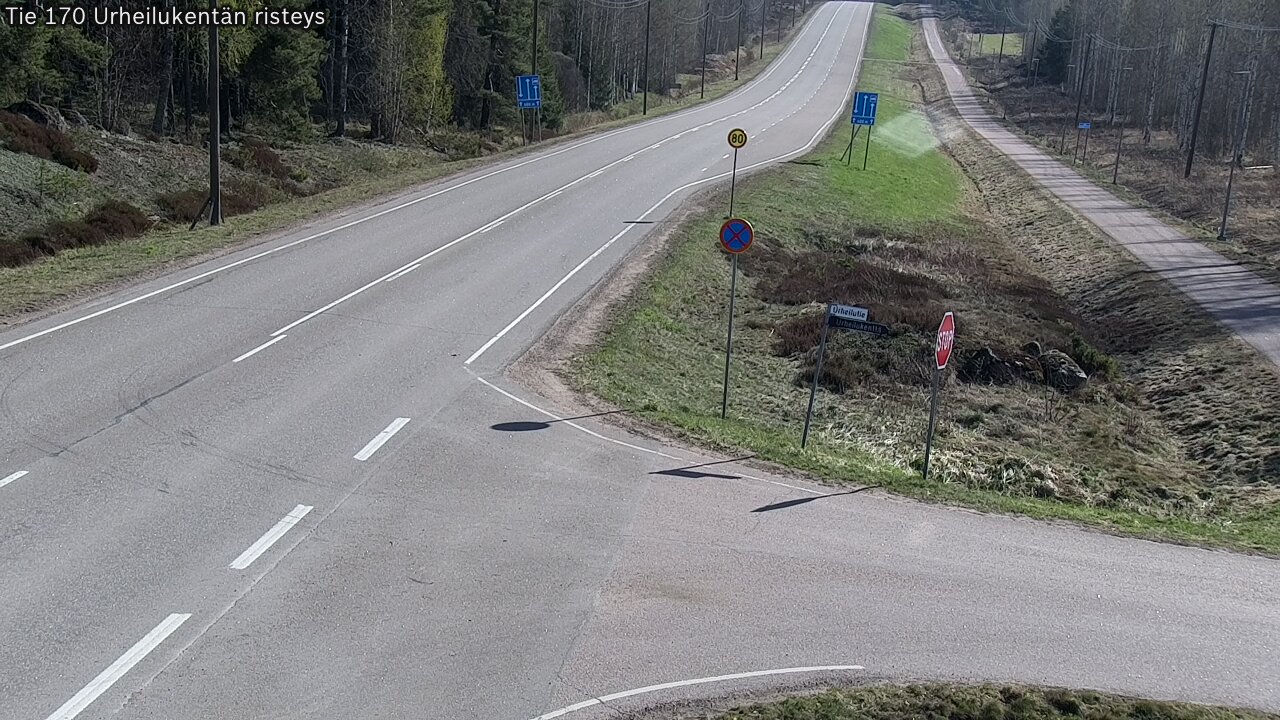 Kelikamerat Kuva Tie 170 Virolahti Urheilukentän risteys, Virolahti, Kymenlaakso