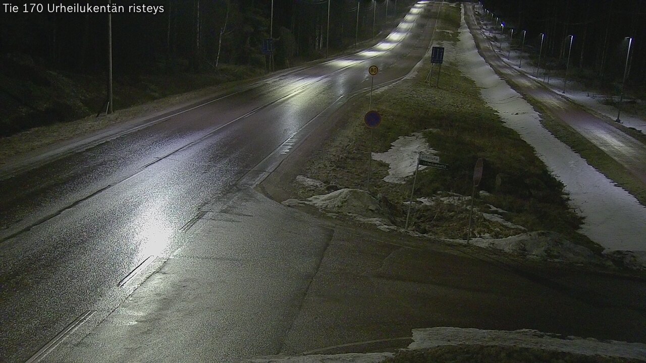 Kelikamerat Kuva Tie 170 Virolahti Urheilukentän risteys, Virolahti, Kymenlaakso