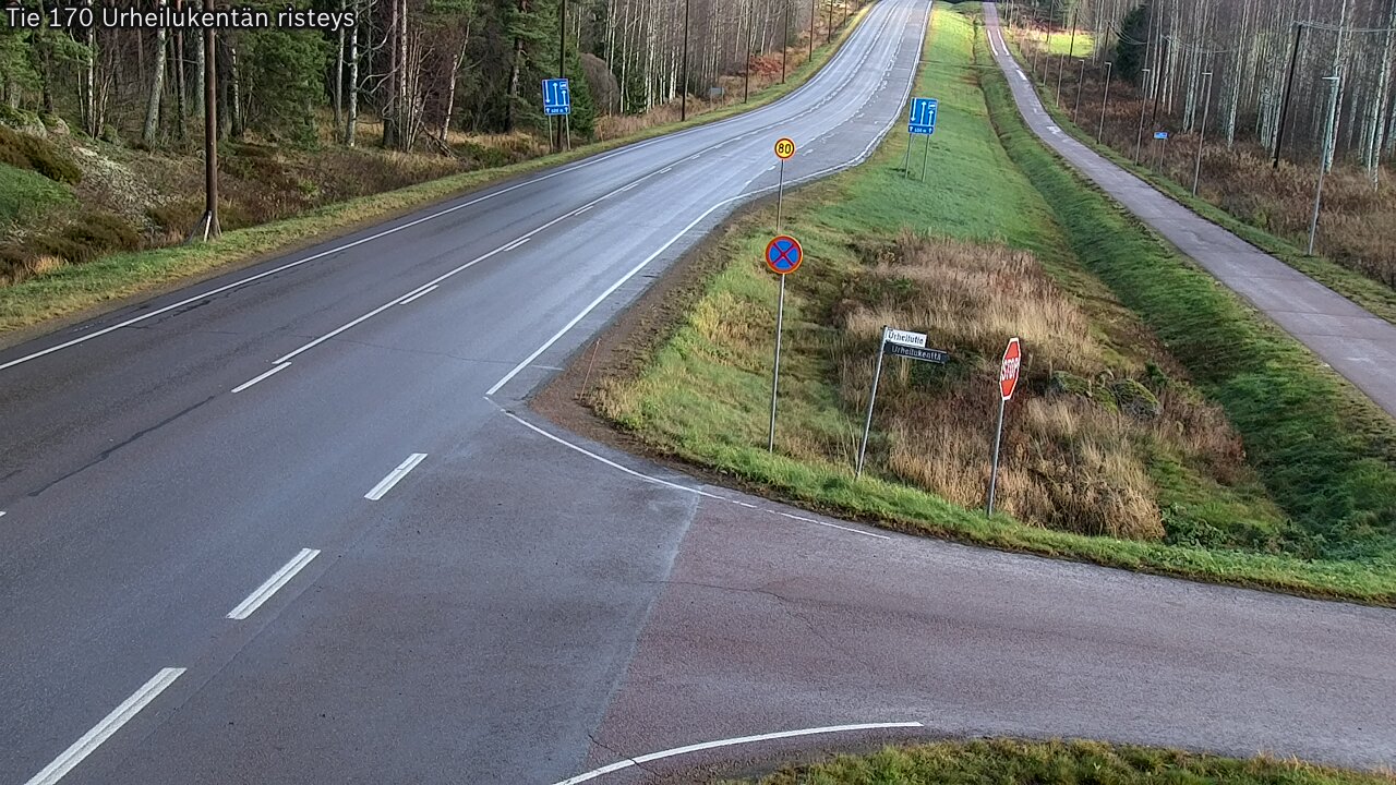 Kelikamerat Kuva Tie 170 Virolahti Urheilukentän risteys, Virolahti, Kymenlaakso