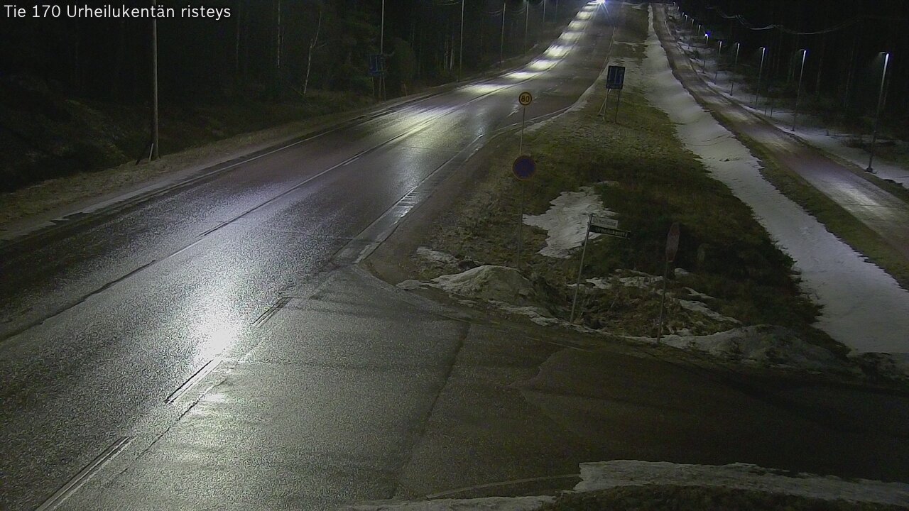 Kelikamerat Kuva Tie 170 Virolahti Urheilukentän risteys, Virolahti, Kymenlaakso