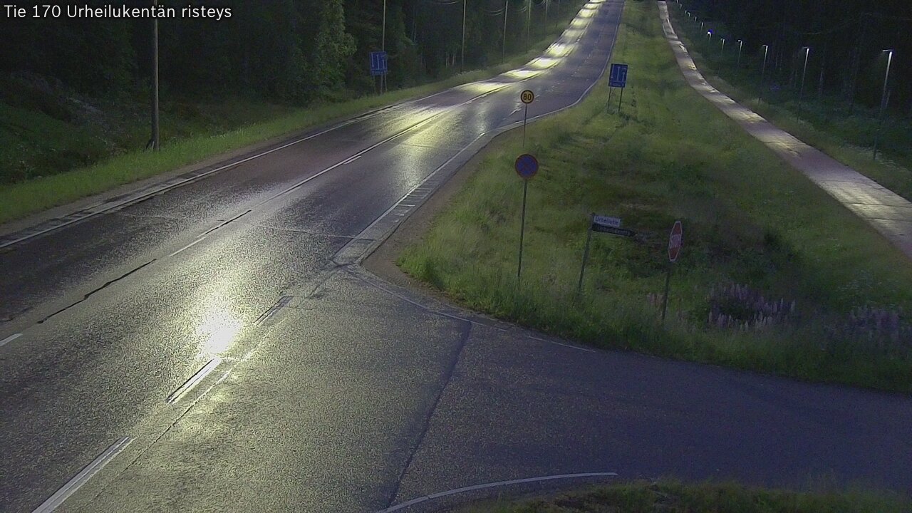 Kelikamerat Kuva Tie 170 Virolahti Urheilukentän risteys, Virolahti, Kymenlaakso