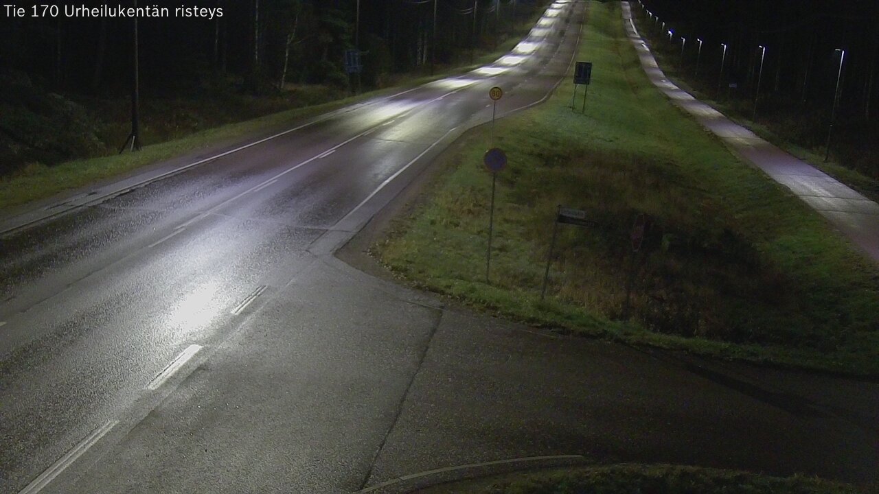 Kelikamerat Kuva Tie 170 Virolahti Urheilukentän risteys, Virolahti, Kymenlaakso