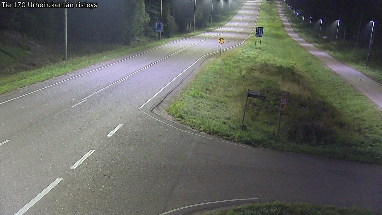 Kelikamerat Kuva Tie 170 Virolahti Urheilukentän risteys, Virolahti, Kymenlaakso