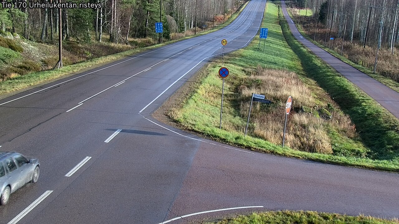 Kelikamerat Kuva Tie 170 Virolahti Urheilukentän risteys, Virolahti, Kymenlaakso