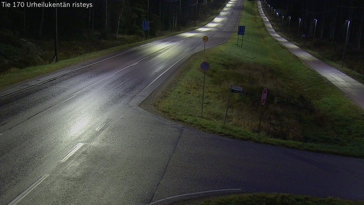 Kelikamerat Kuva Tie 170 Virolahti Urheilukentän risteys, Virolahti, Kymenlaakso