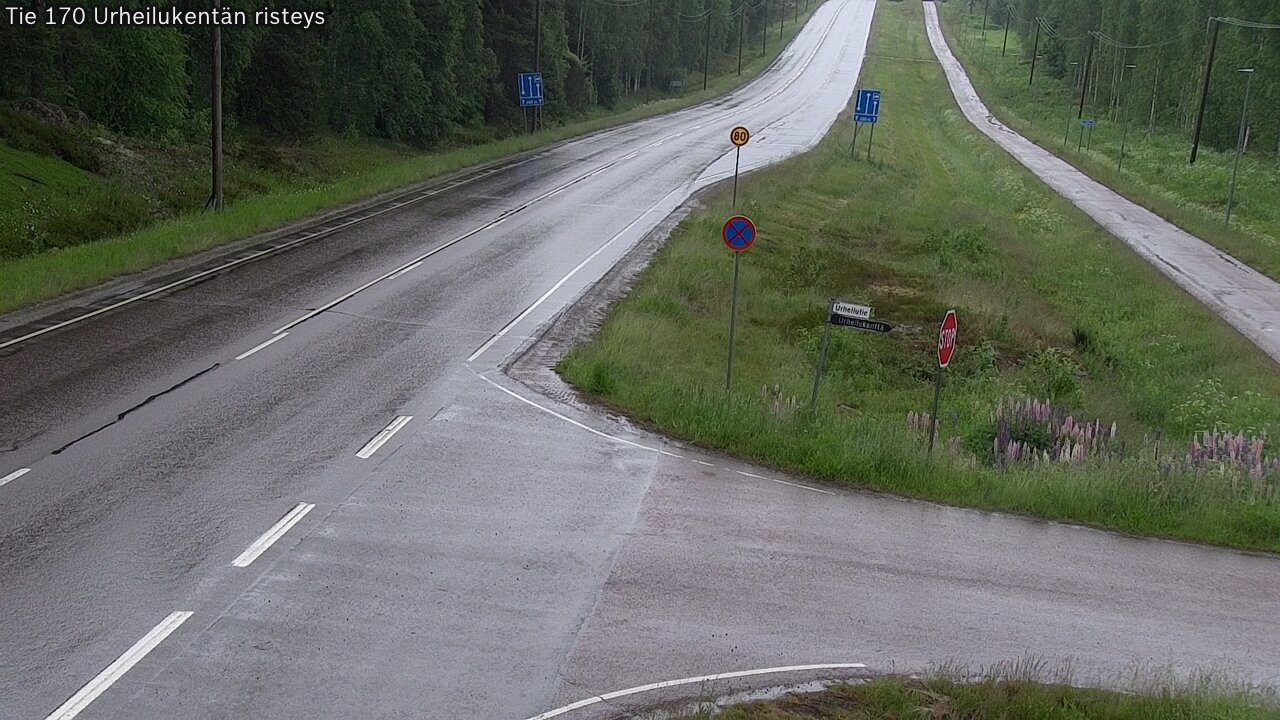 Kelikamerat Kuva Tie 170 Virolahti Urheilukentän risteys, Virolahti, Kymenlaakso